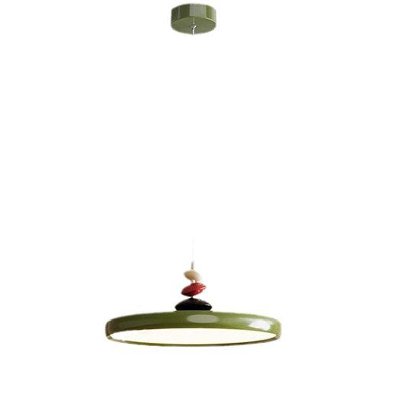 Scandinavian Aluminum Acrylic Circle Pendant Light