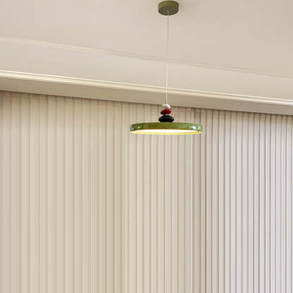 Scandinavian Aluminum Acrylic Circle Pendant Light