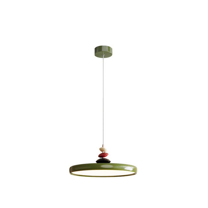 Scandinavian Aluminum Acrylic Circle Pendant Light