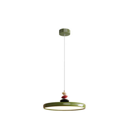 Scandinavian Aluminum Acrylic Circle Pendant Light