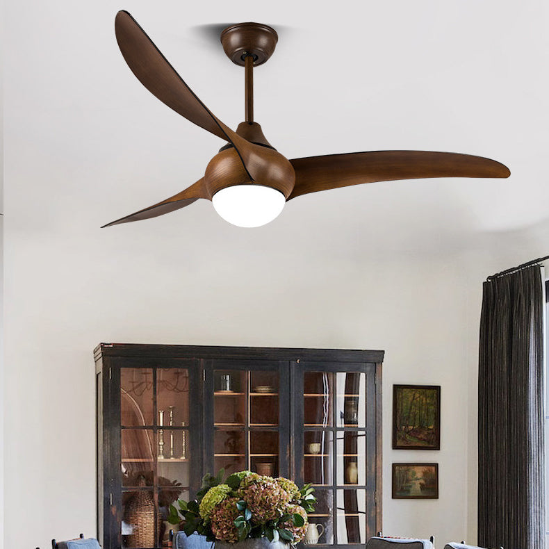 Retro Fan Blade Acrylic LED Fan Light