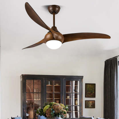 Retro Fan Blade Acrylic LED Fan Light