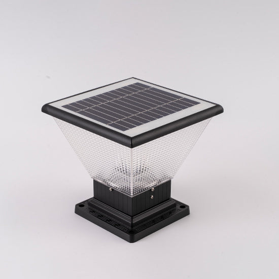 Industrial Aluminum Acrylic Round LED Outdoor Post Light