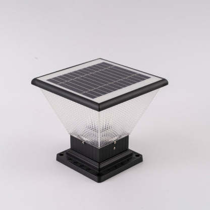 Industrial Aluminum Acrylic Round LED Outdoor Post Light