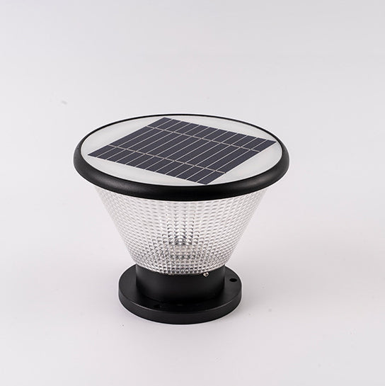 Industrial Aluminum Acrylic Round LED Outdoor Post Light