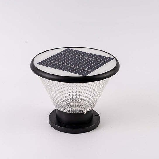 Industrial Aluminum Acrylic Round LED Outdoor Post Light