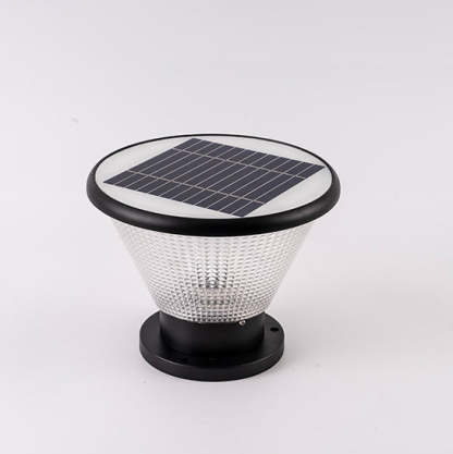 Industrial Aluminum Acrylic Round LED Outdoor Post Light