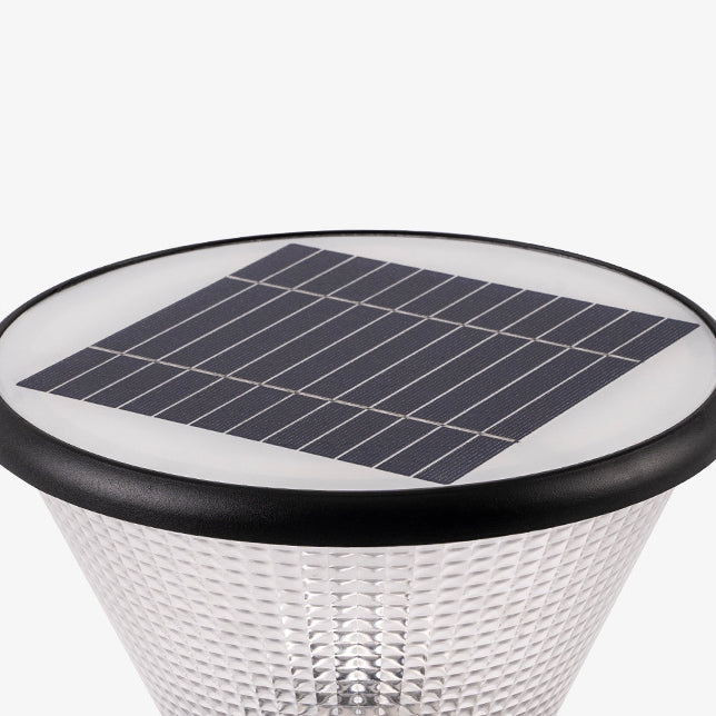 Industrial Aluminum Acrylic Round LED Outdoor Post Light