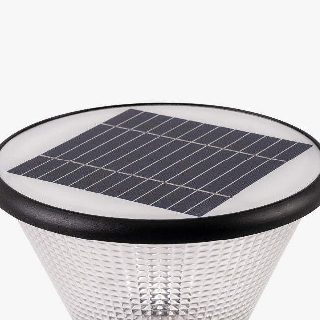 Industrial Aluminum Acrylic Round LED Outdoor Post Light