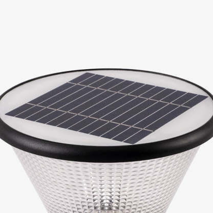Industrial Aluminum Acrylic Round LED Outdoor Post Light