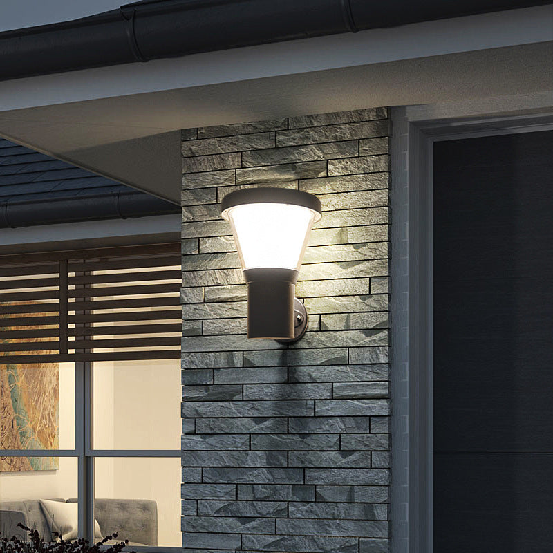Contemporary Aluminum Arc Arm LED Wall Sconce