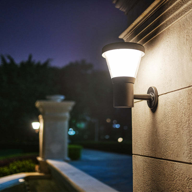 Contemporary Aluminum Arc Arm LED Wall Sconce