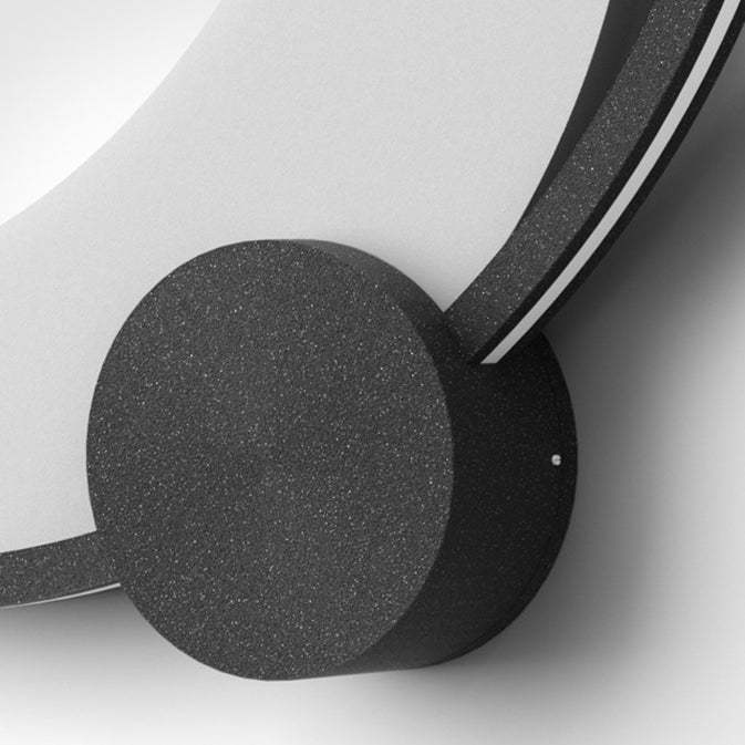 Contemporary Ring Solar Wall Sconce