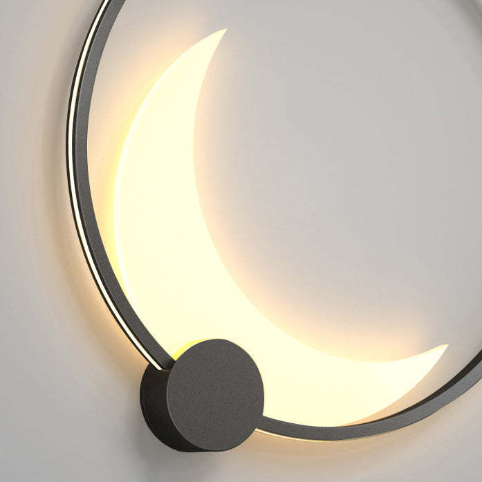 Contemporary Ring Solar Wall Sconce