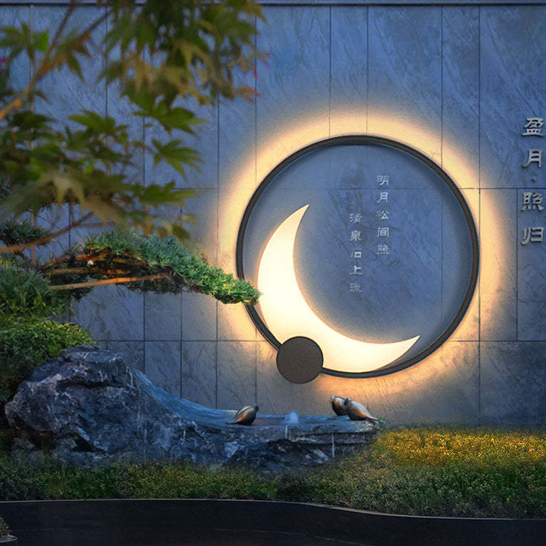 Contemporary Ring Solar Wall Sconce
