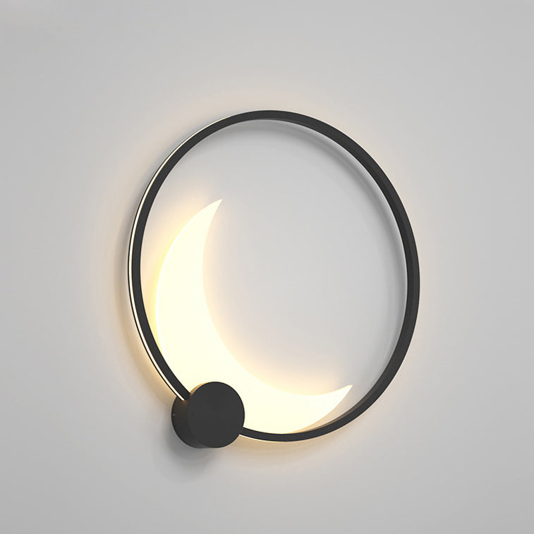 Contemporary Ring Solar Wall Sconce