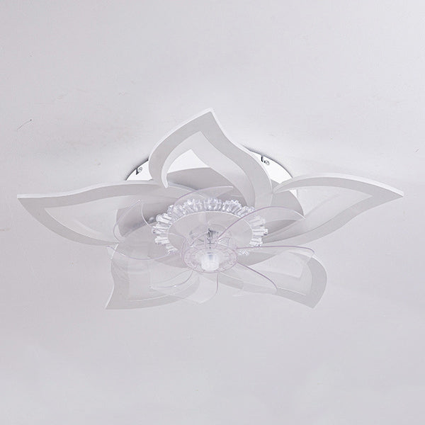 Contemporary Aluminum Fan Flush Mount