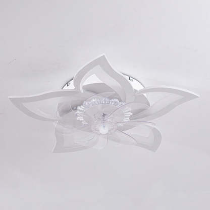 Contemporary Aluminum Fan Flush Mount