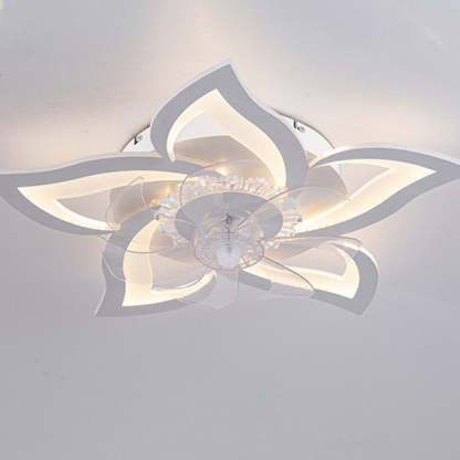 Contemporary Aluminum Fan Flush Mount