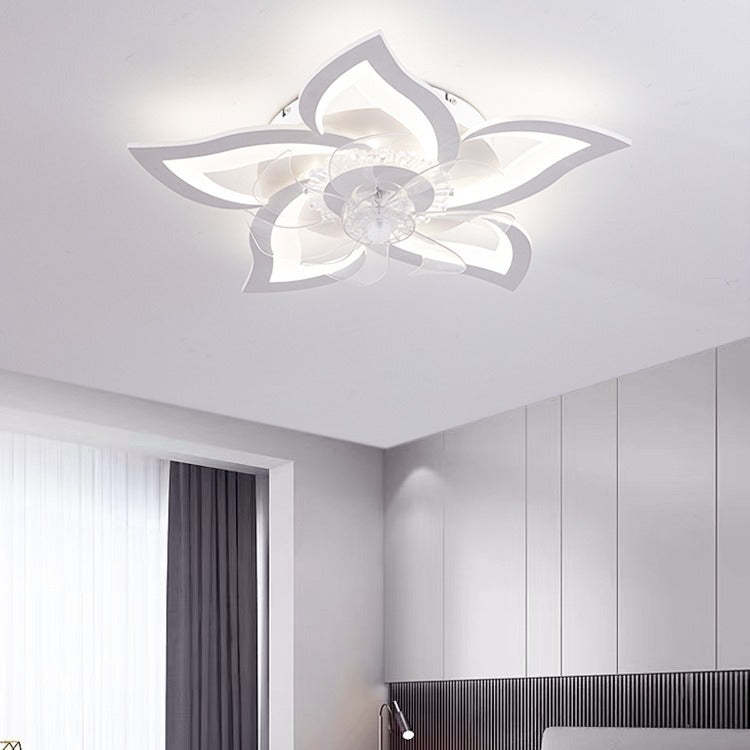 Black aluminum acrylic ceiling fans - creative
