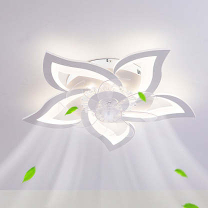 Contemporary Aluminum Fan Flush Mount