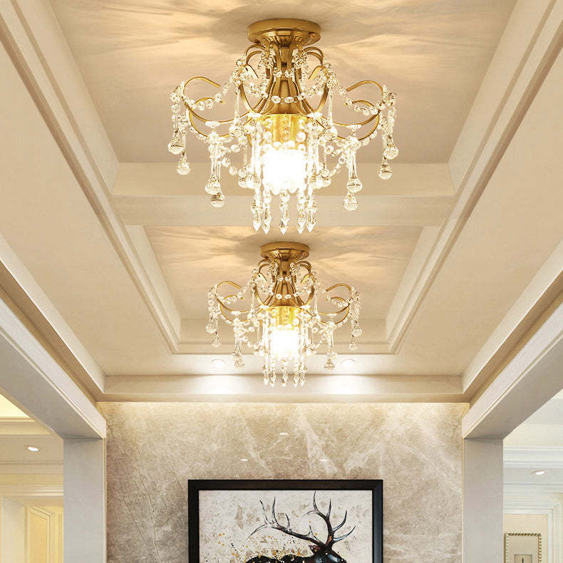 Contemporary Zinc Alloy 3-Light Ceiling Light