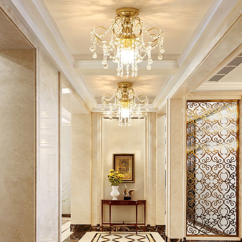 Contemporary Zinc Alloy 3-Light Ceiling Light