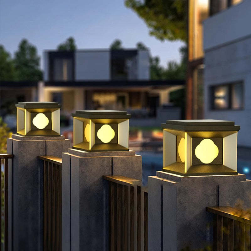 Contemporary Aluminum Outdoor Post Light