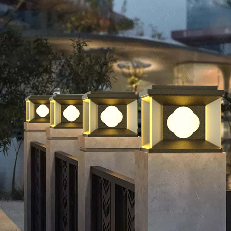 Contemporary Aluminum Outdoor Post Light