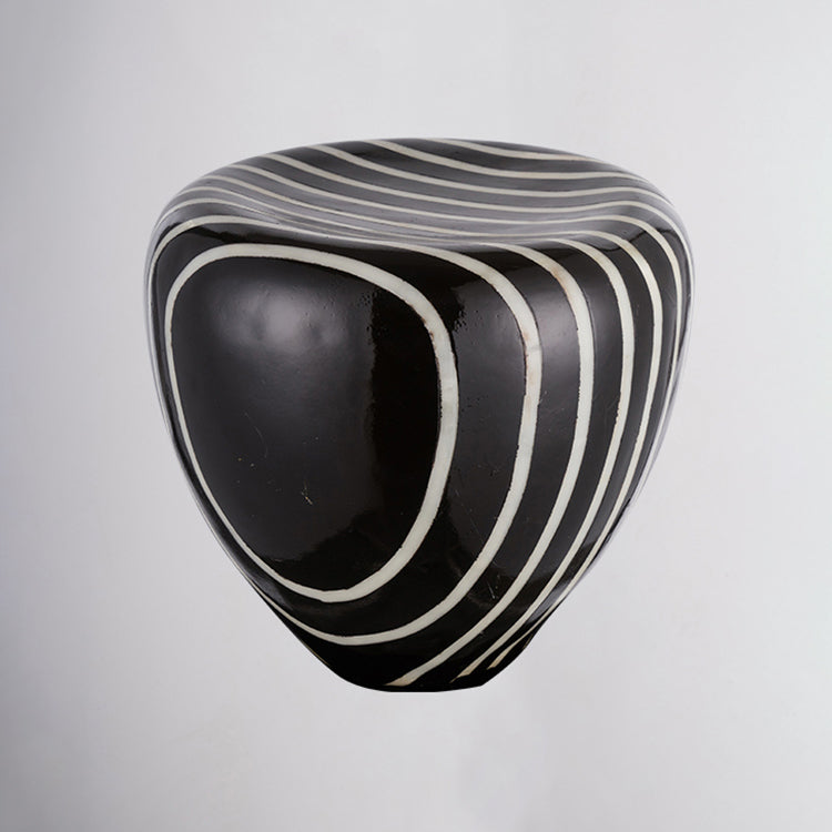 Contemporary Solar Resin Faux Outdoor Light