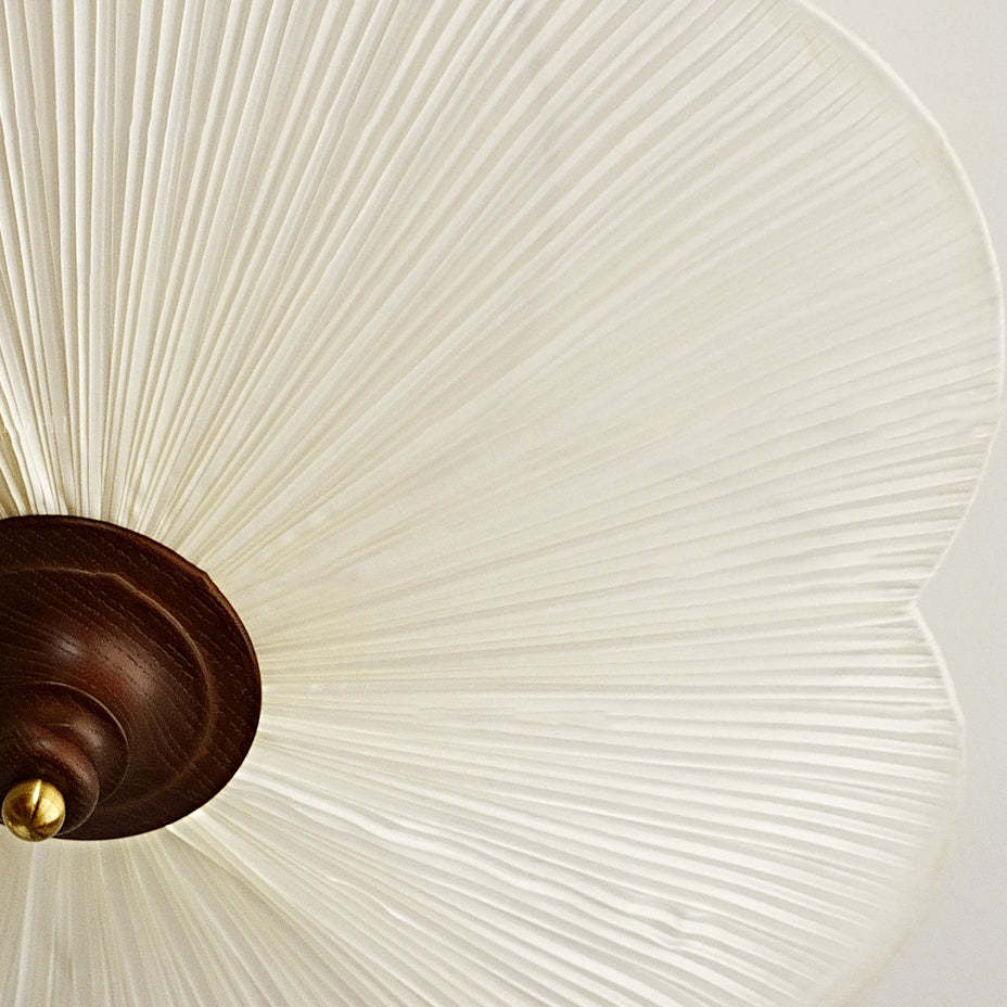 French Wood Plum Blossom 3-Light Ceiling Light
