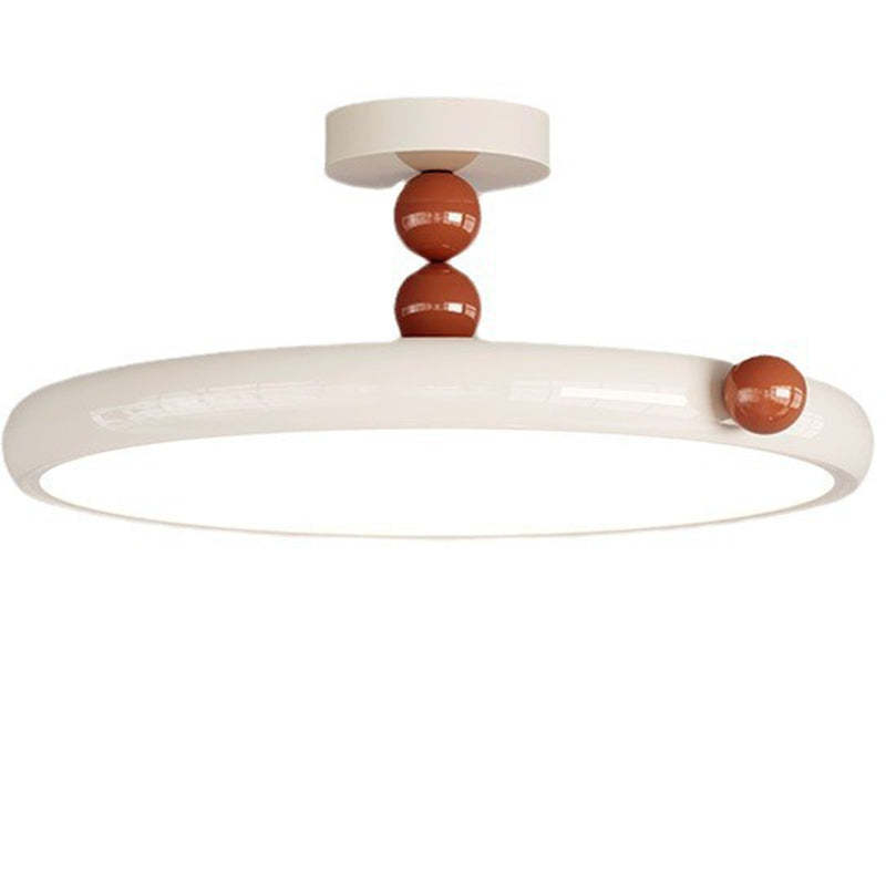 Scandinavian Macaron Glass Round Ceiling Light
