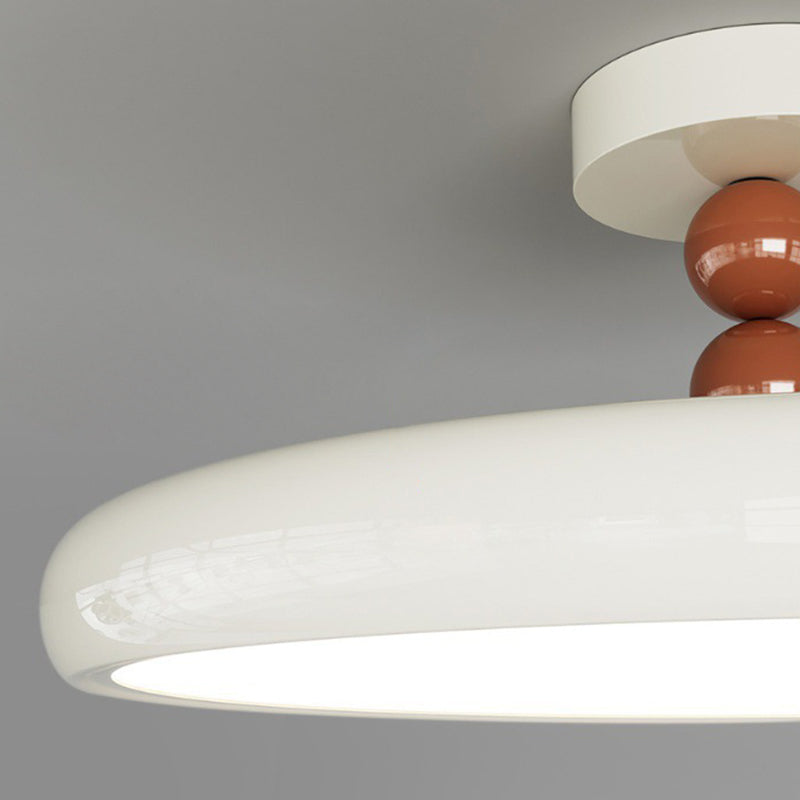 Scandinavian Macaron Glass Round Ceiling Light
