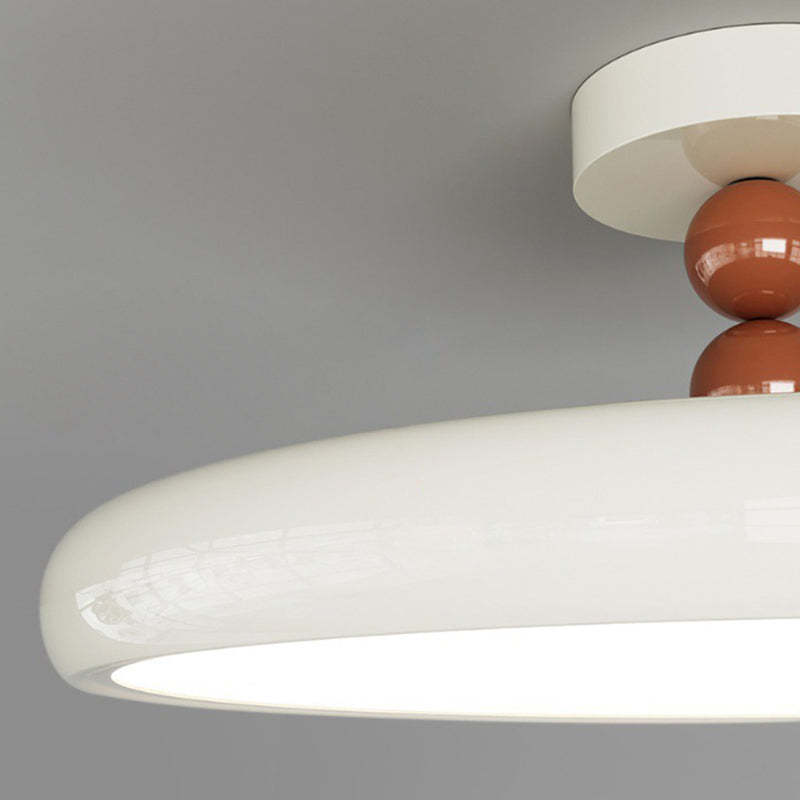 Scandinavian Macaron Glass Round Ceiling Light