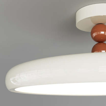 Scandinavian Macaron Glass Round Ceiling Light