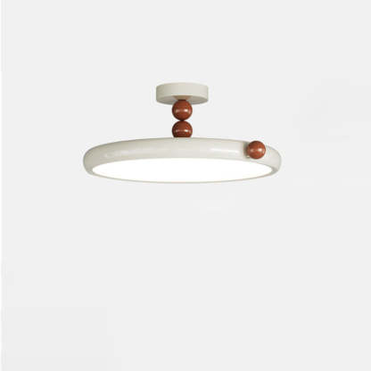 Scandinavian Macaron Glass Round Ceiling Light