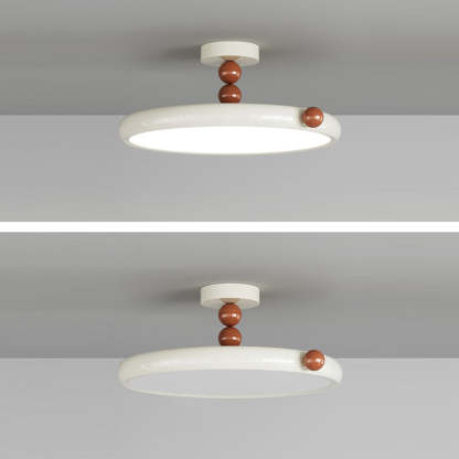 Scandinavian Macaron Glass Round Ceiling Light