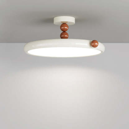 Scandinavian Macaron Glass Round Ceiling Light