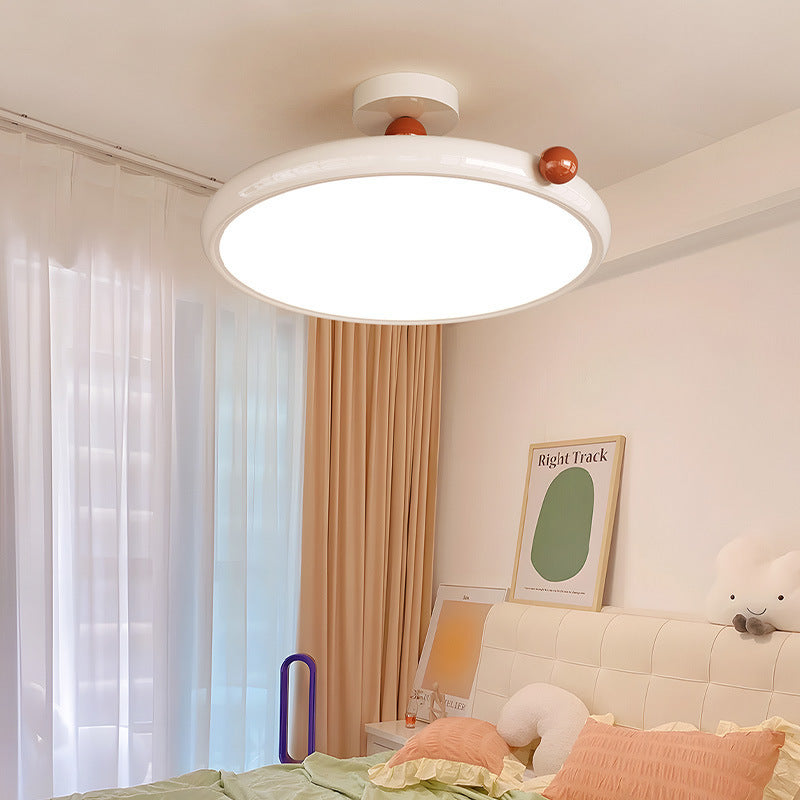Scandinavian Macaron Glass Round Ceiling Light