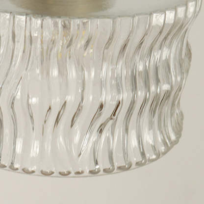 Contemporary Brass Water Ripple Ceiling Light