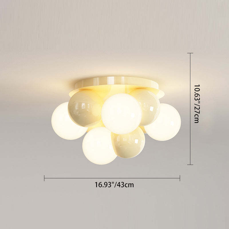 Scandinavian Iron Magic Bean 1-Light Ceiling Light