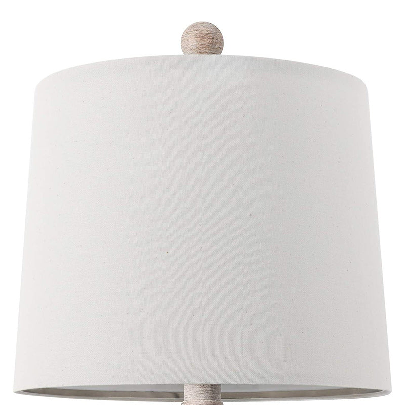 Modern Eclectic Fabric Solid Wood Table Lamp