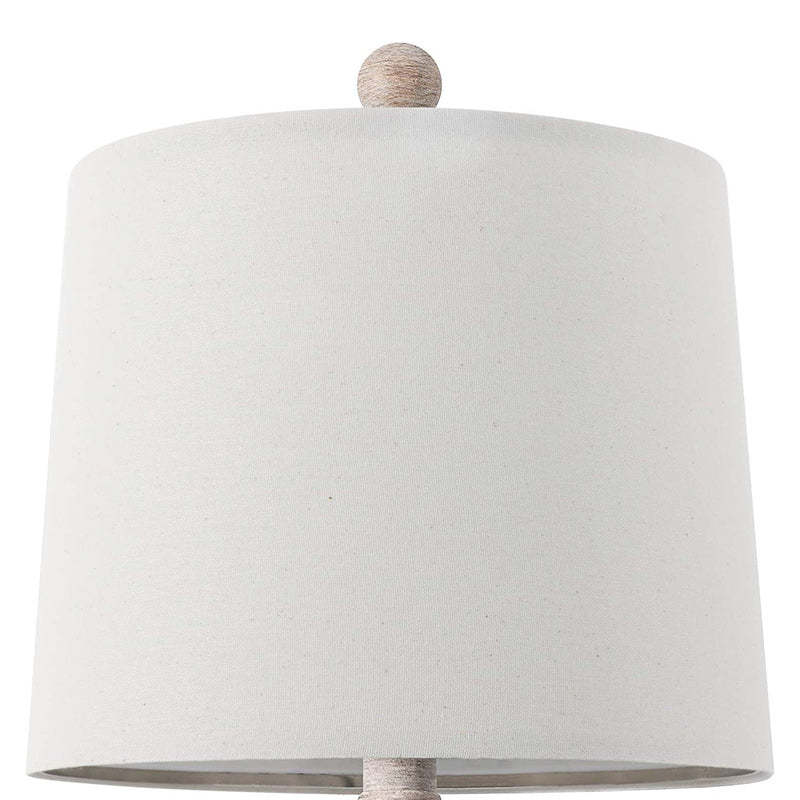 Modern Eclectic Fabric Solid Wood Table Lamp