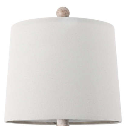 Modern Eclectic Fabric Solid Wood Table Lamp