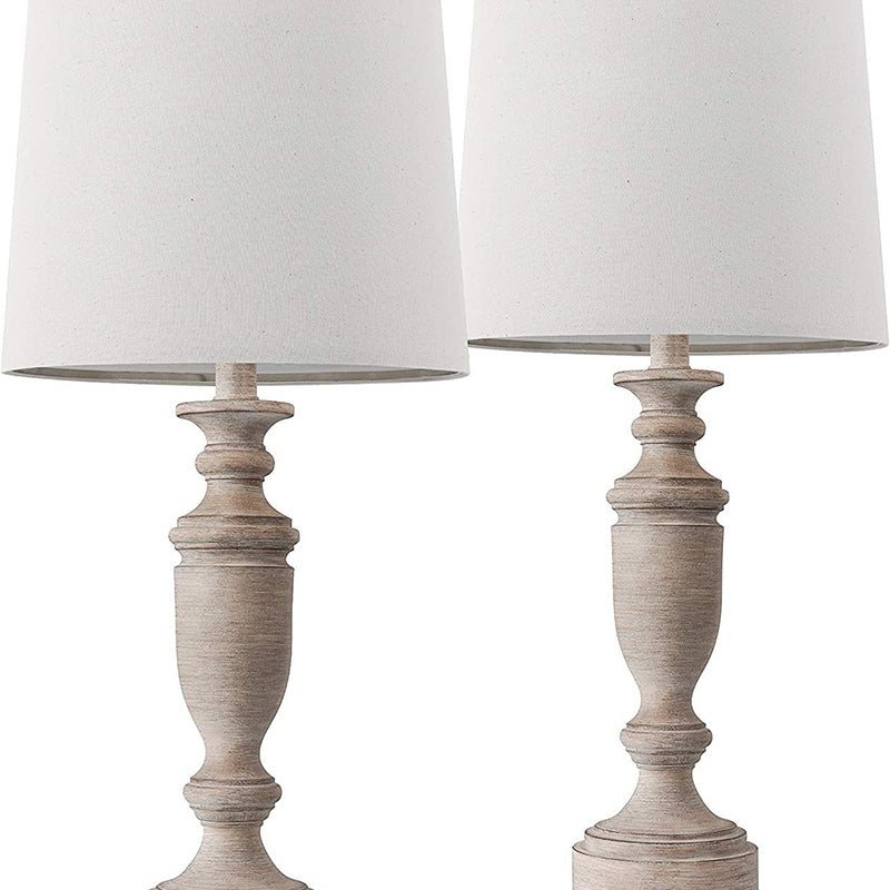 Modern Eclectic Fabric Solid Wood Table Lamp