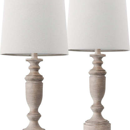Modern Eclectic Fabric Solid Wood Table Lamp