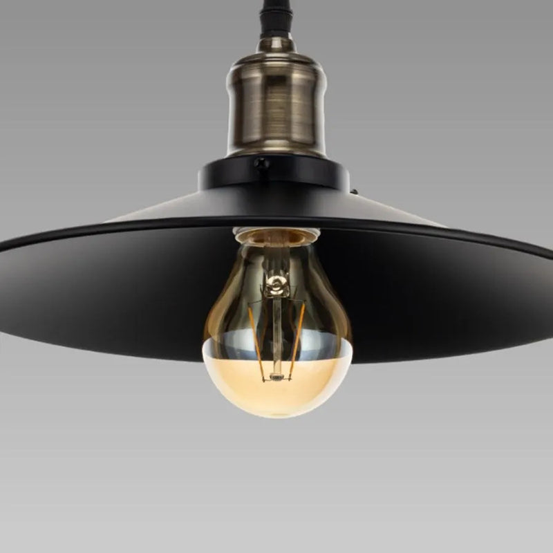 Industrial Iron Conical Lifting Pulley Island Chandelier