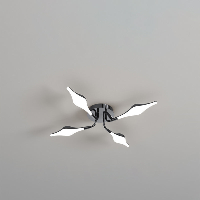 Contemporary Iron Acrylic Rhomboid Ceiling Light