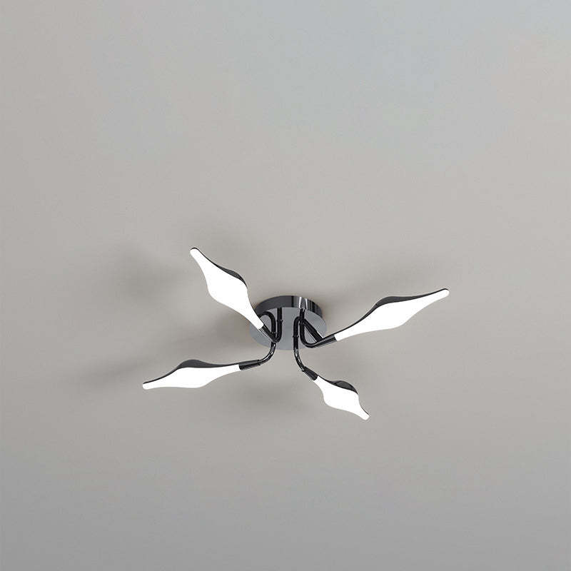 Contemporary Iron Acrylic Rhomboid Ceiling Light