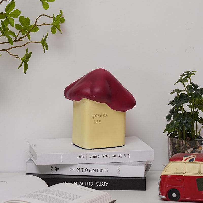 Contemporary Ceramic Snow House USB LED Night Lamp